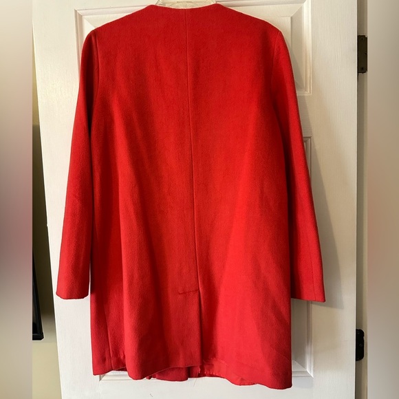 BB Dakota Catina Coral red wool blend coat, size small - Picture 4 of 10